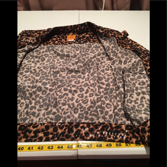 Ruby Rd Jacket Animal 🦒 printZipper Closure - Picture 9 of 12